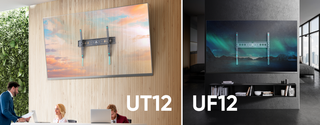 ONKRON UF12 i UT12: Wybierz najlepszy uchwyt dla swojego TV lub panelu interaktywnego